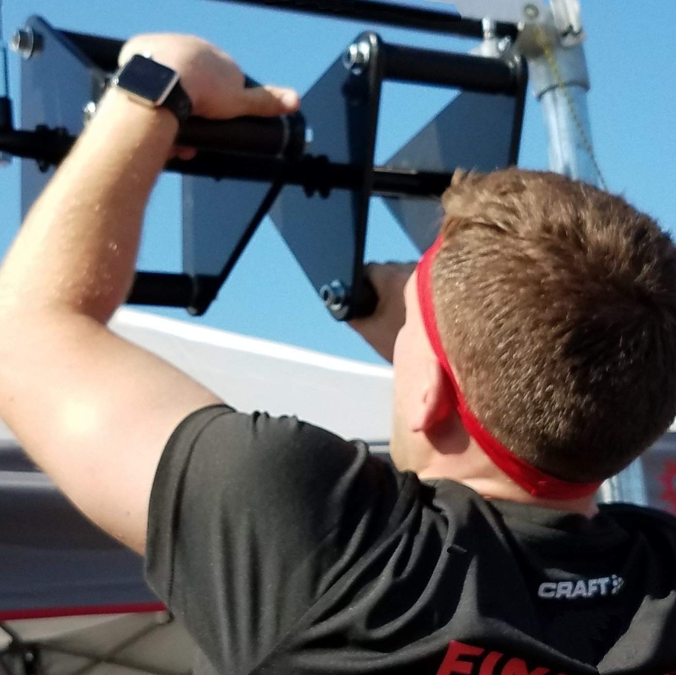 Grip Wheel™ - Rotating Pull Up Bar for Home Gym, Upper Body & Grip Strength Training | Perfect for Doorway Workouts, Calisthenics & Functional Fitness