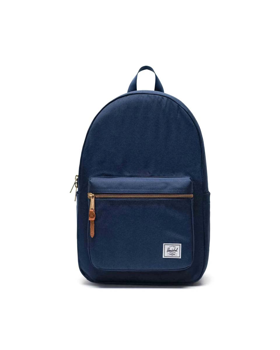 Herschel Settlement Backpack - Water-Resistant Laptop Backpack for Men & Women, Navy Blue - Perfect for Work, School, Travel & Daily Commute