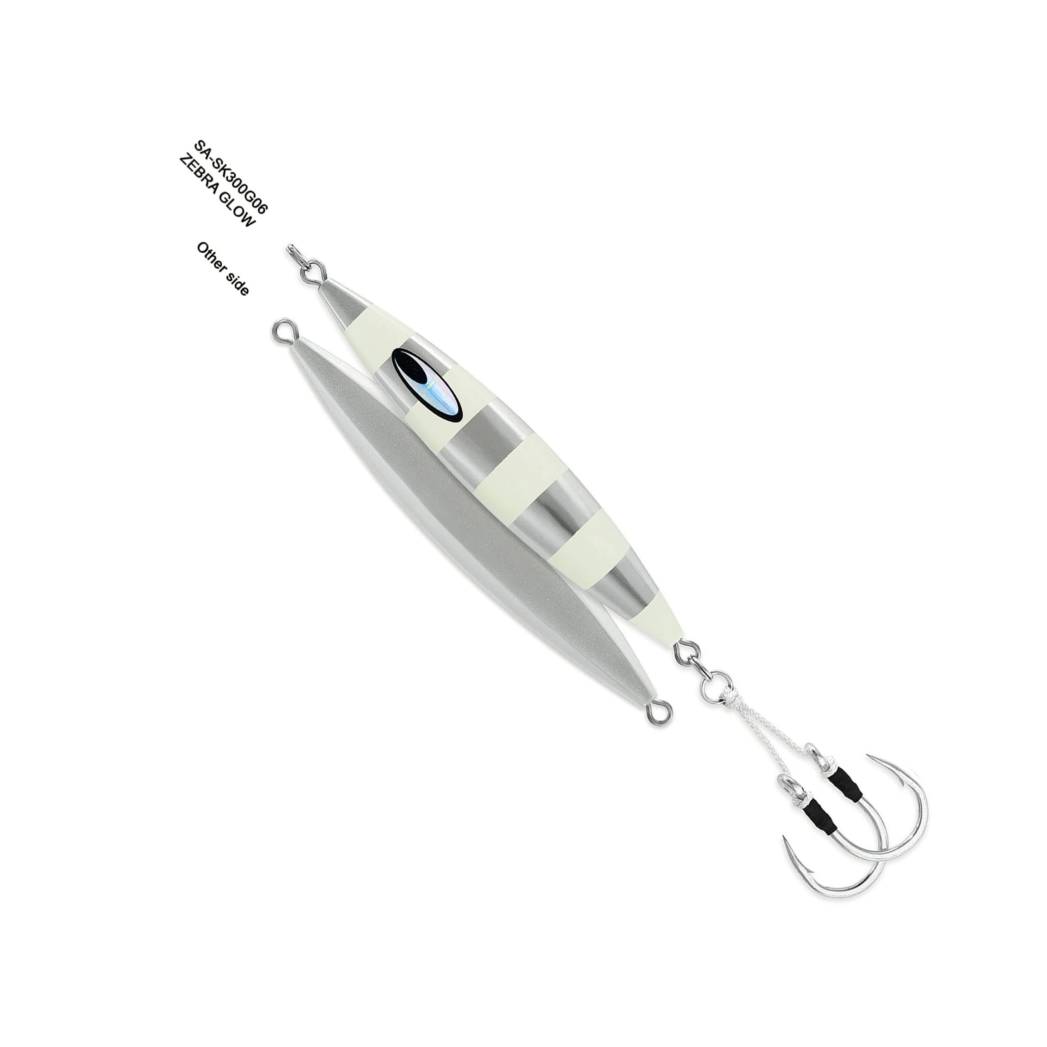 Daiwa Saltiga Metal Jig 0 Oz Saltwater Fishing Lure with Assist Hooks - Perfect for Offshore, Deep Sea, and Jigging Anglers