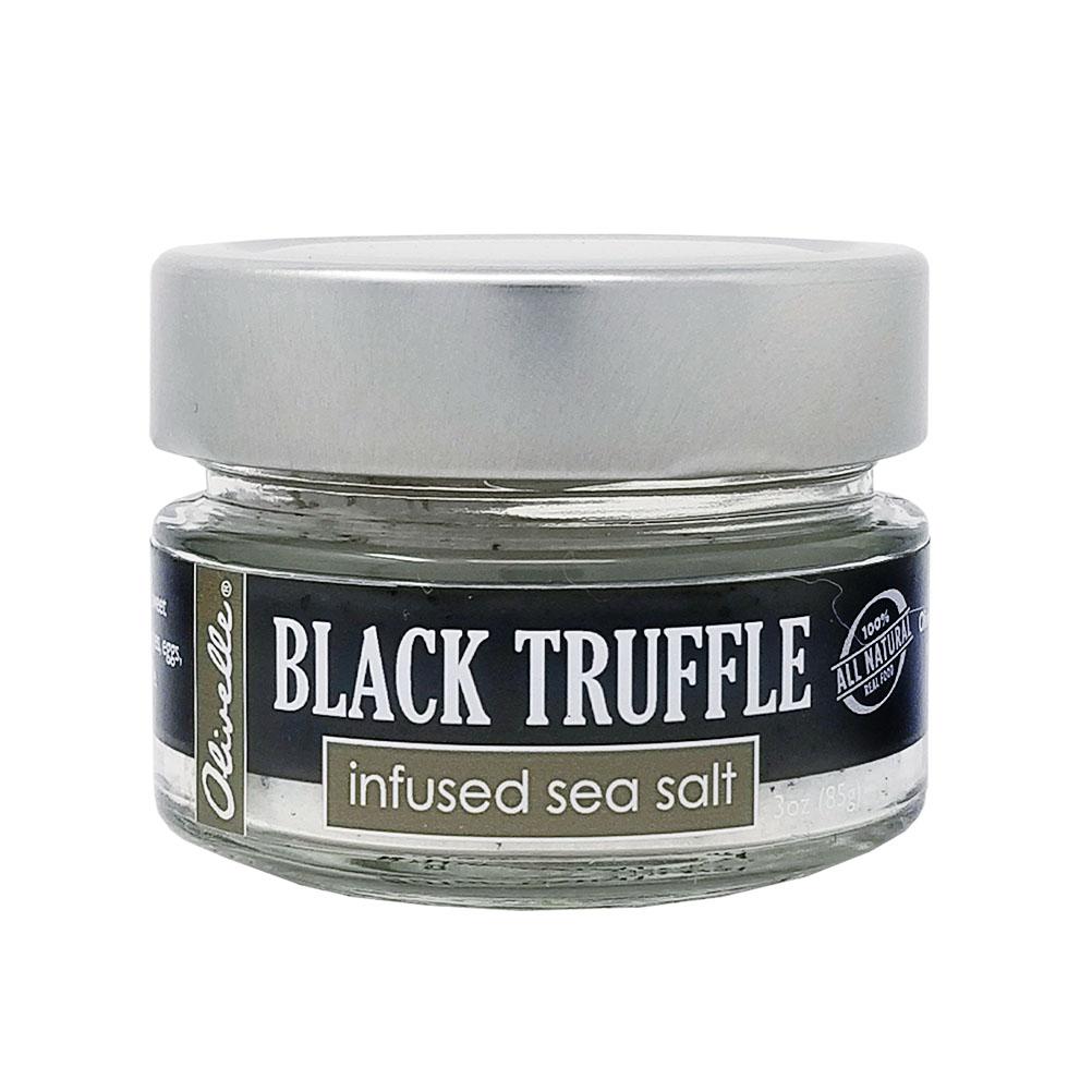 Premium Black Truffle Infused Sea Salt - Gourmet Cooking & Finishing Salt for Pasta, Steak & Popcorn - Artisan Seasoning for Home Chefs & Food Lovers