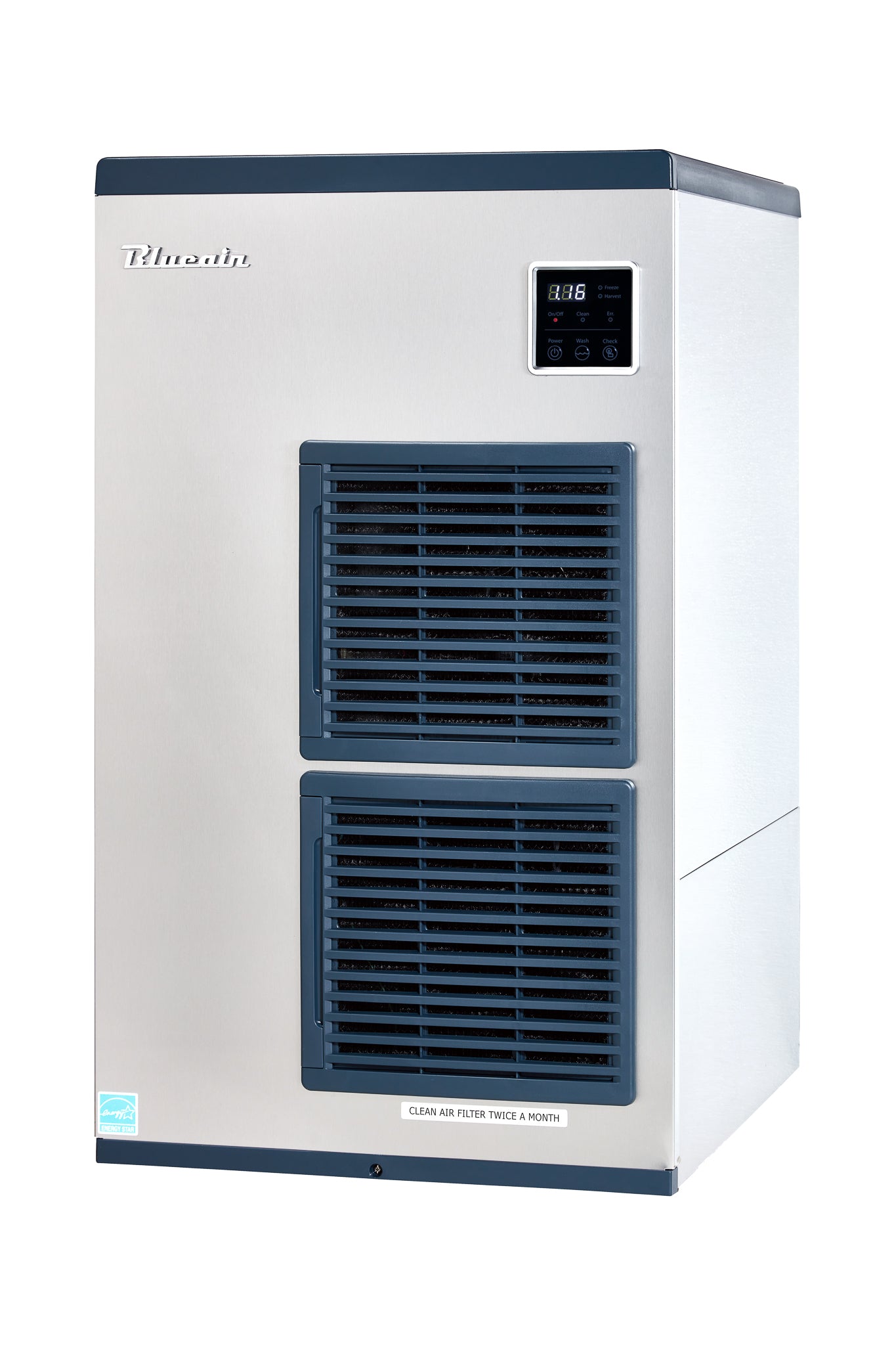 Blue Air BLMI 650A Commercial Ice Maker - 625 Lbs/24H High-Capacity, Energy Star Rated, Air-Cooled, 22
