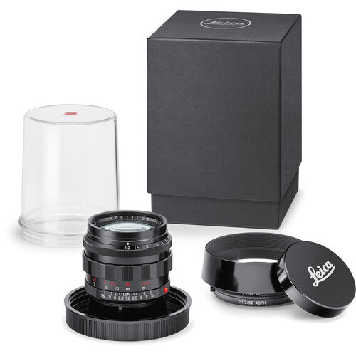 Leica Noctilux M 50mm f/1.2 ASPH Lens - Glossy Black Paint Finish - Premium Fast Aperture Prime Lens for Leica M Mount Cameras - Perfect for Low Light Photography, Portraits & Street Shooting