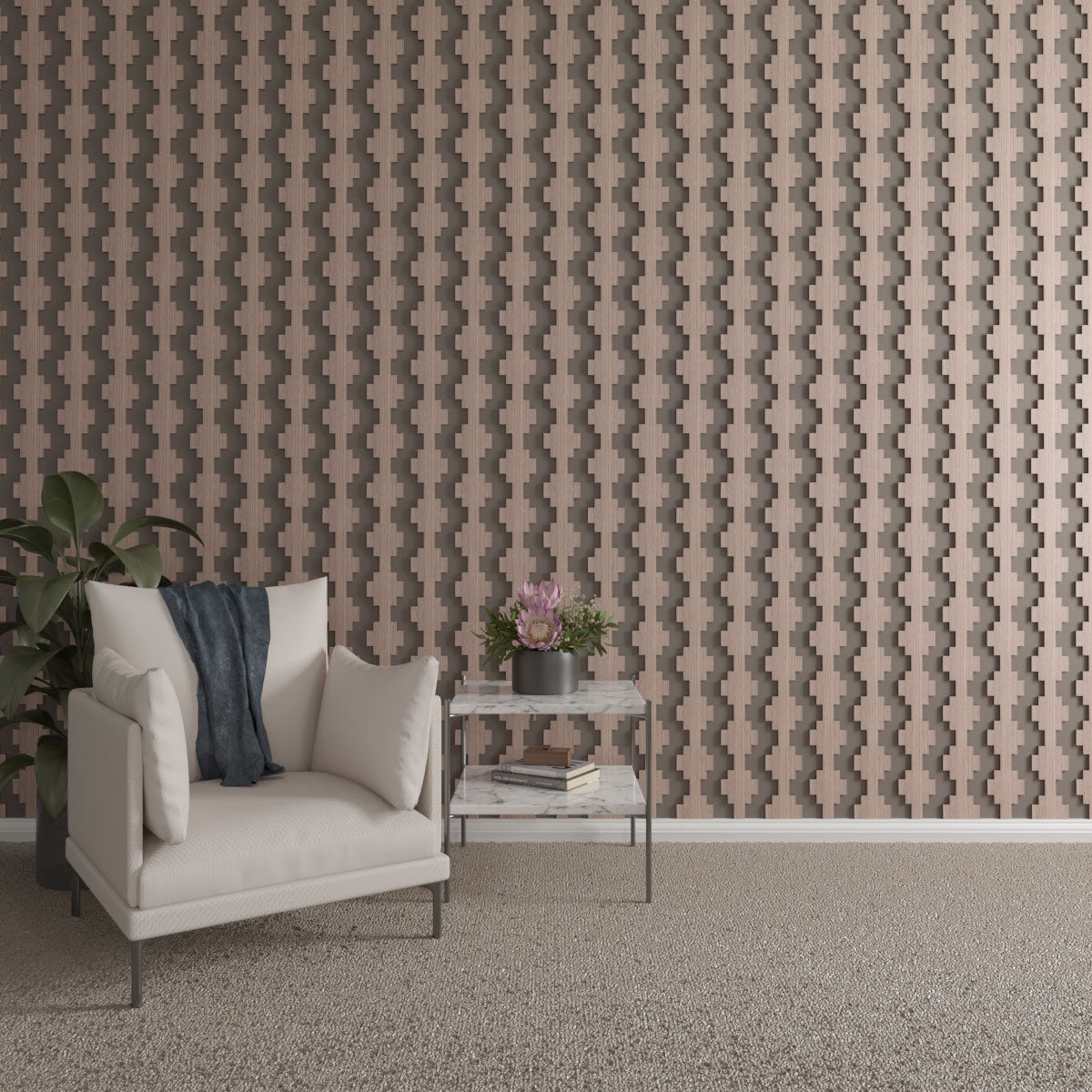 Adjustable Wood Slat Wall Panel Kit - Modern Acoustic Gypsum Wall Design for Home & Office Decor | Perfect for Living Rooms, Bedrooms, and Commercial Spaces