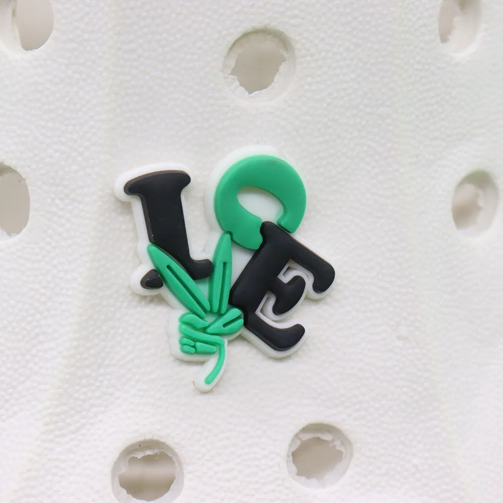 24Pcs PVC Shoe Charms for Clogs & Slippers - Tanker, Weed Life, Hand, Woman, Love Lips, Money & Coffee Designs - Fun Shoe Accessories for Women & Girls - Perfect for DIY Decor, Parties & Gifts