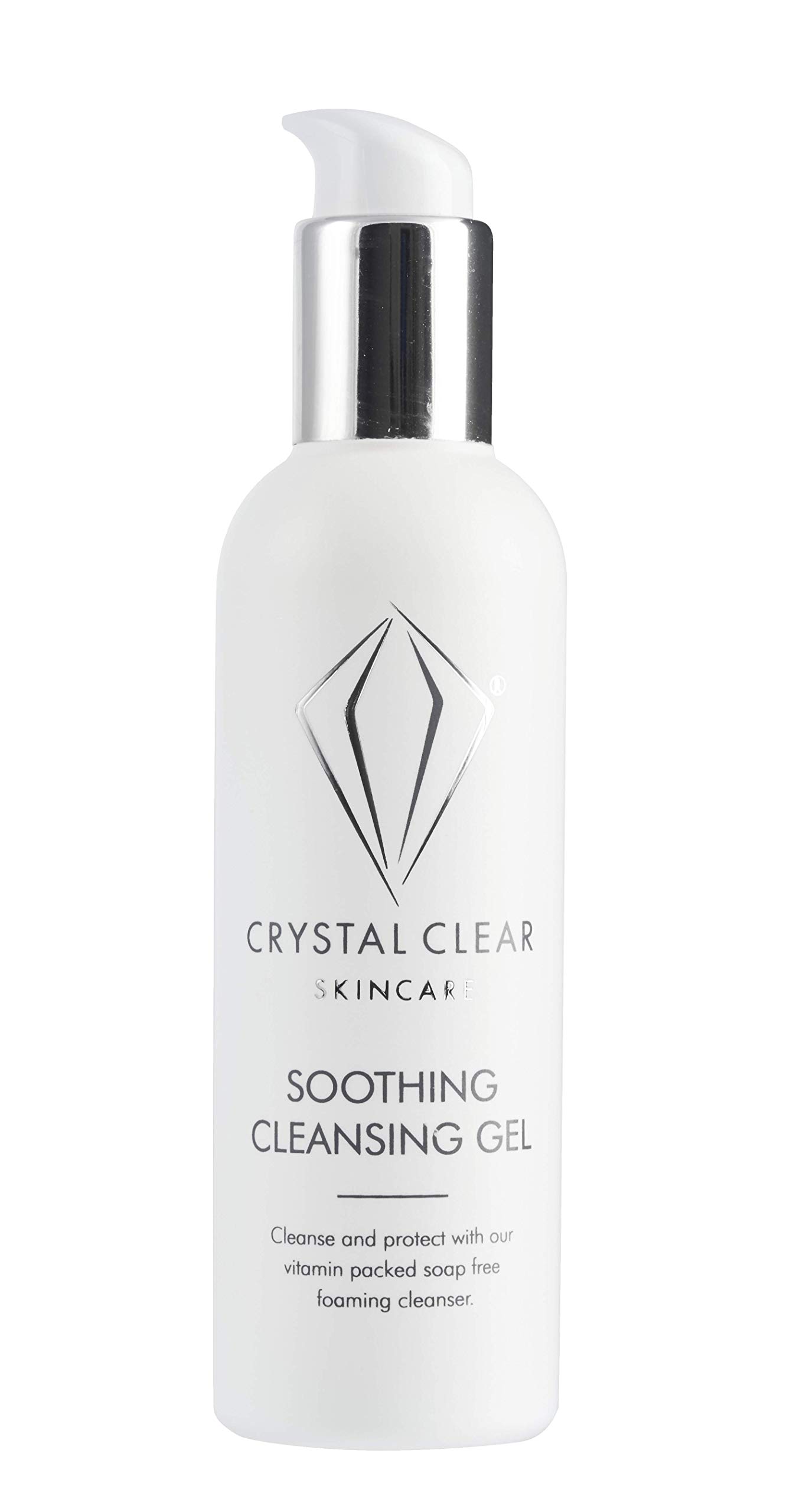 Crystal Clear Skincare Soothing Cleansing Gel 200ml - Gentle Face Wash for Sensitive Skin, Hydrating & Refreshing | Perfect for Daily Skincare Routine & Post-Workout Cleansing