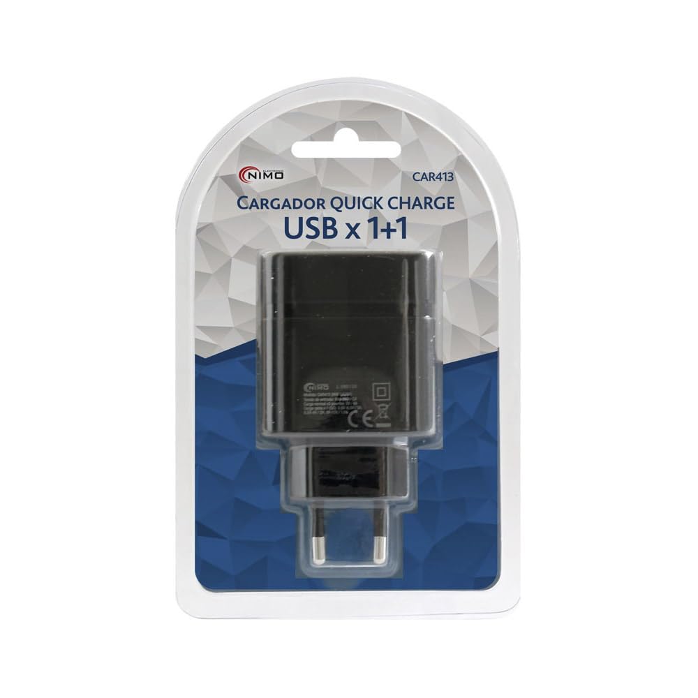 NIMO 2-Port USB Fast Charger with Power Delivery - 4A High Speed Charging for iPhone, Android & Tablets - Perfect for Travel, Office & Home Use