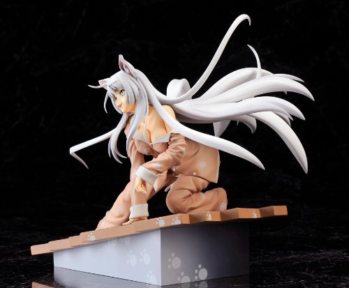Bakemonogatari Black Hanekawa 1/7 Scale PVC Anime Figure - Collectible Japanese Anime Character Model for Display & Home Decor
