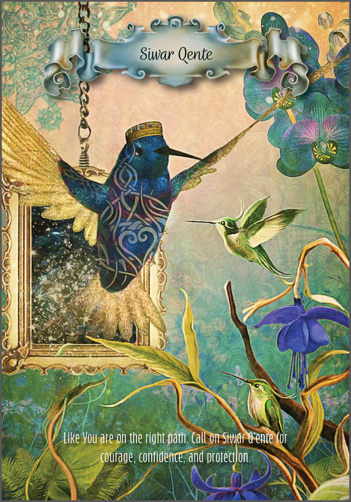 Hummingbird Wisdom Oracle Cards - Spiritual Guidance & Intuitive Readings for Meditation, Healing & Self-Discovery