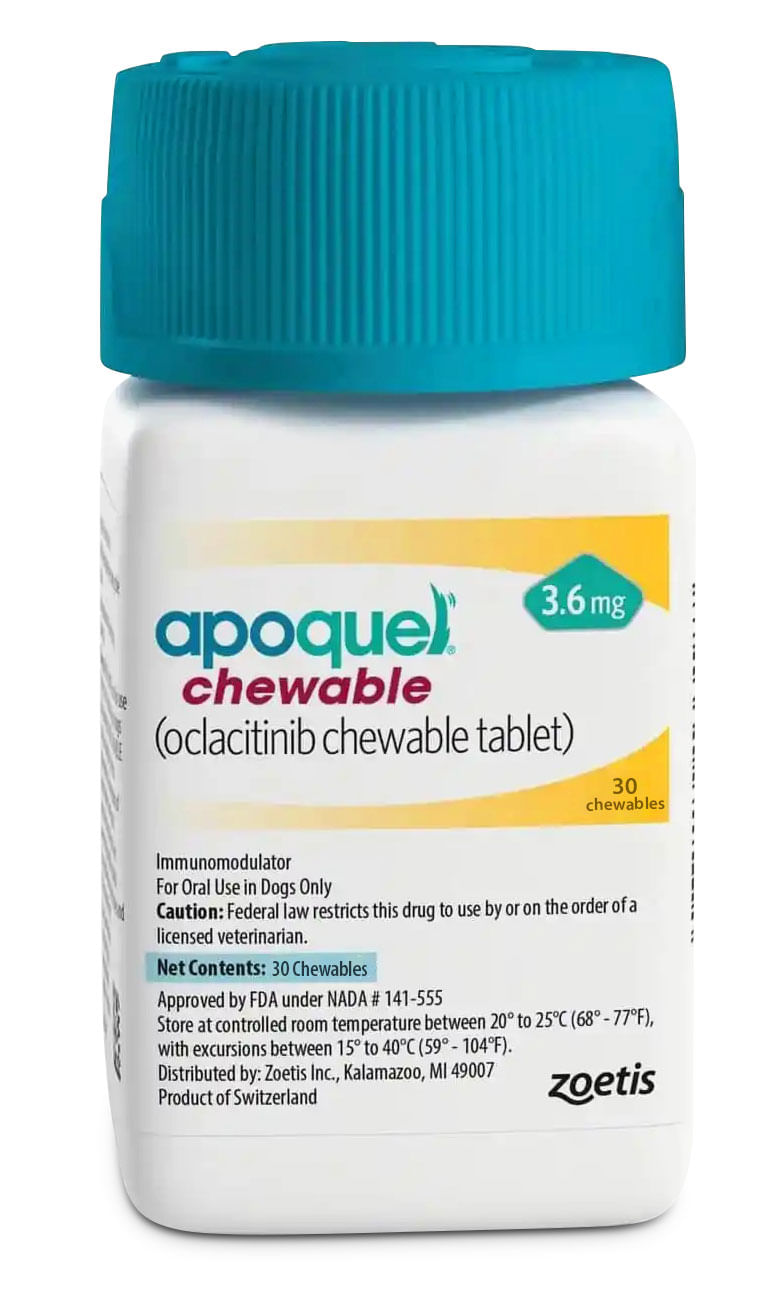 Apoquel (Oclacitinib) Chewable Tablets for Dogs - Allergy Relief & Itch Control for Pets - Perfect for Atopic Dermatitis & Seasonal Allergies