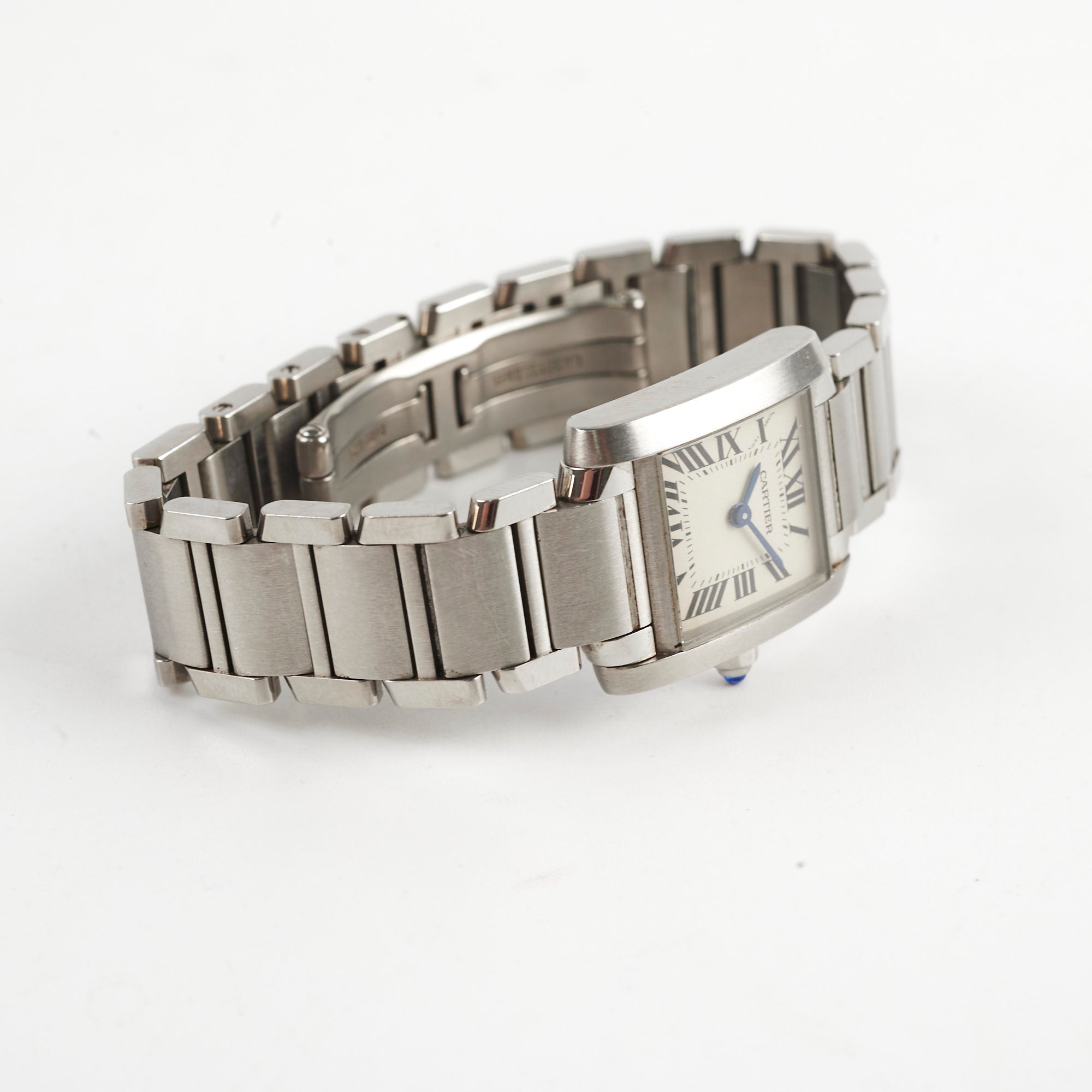 Cartier Ladies Tank Francaise 20mm Stainless Steel Quartz Watch - Luxury Dress Watch for Women, Perfect for Business, Party & Special Occasions