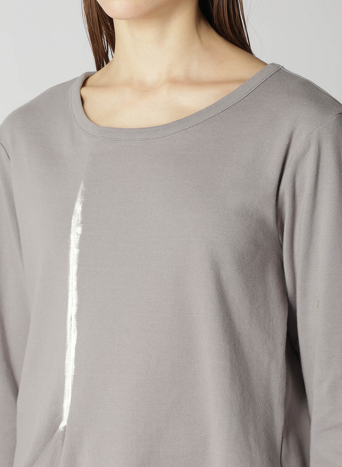 Discharge Printing Front Drape T-Shirt - Soft & Stylish Graphic Tee for Men & Women - Perfect for Casual Wear, Street Fashion & Everyday Outfits