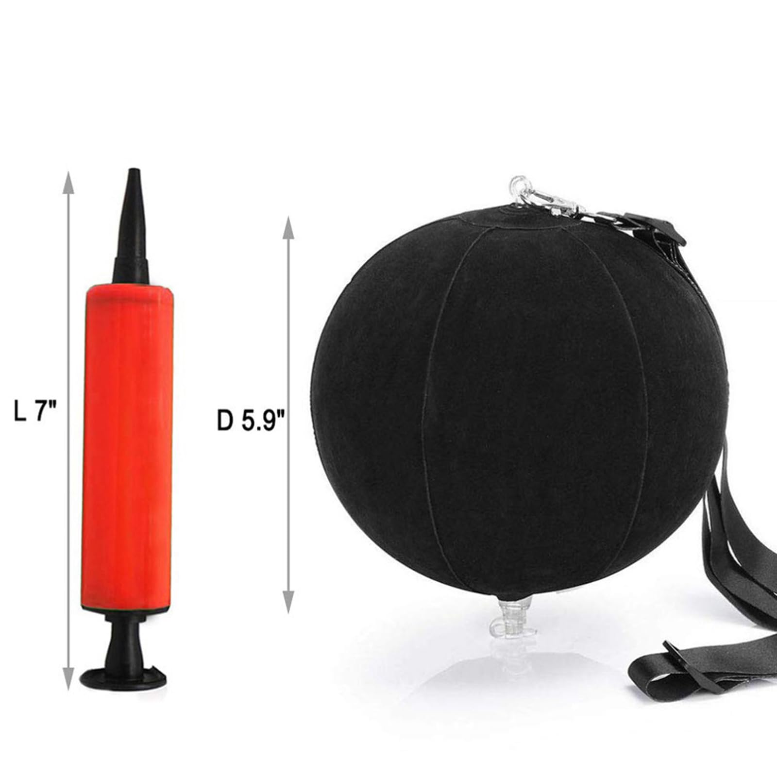 Reindeer Golf Training Aid - Professional PVC Golf Swing Trainer & Smart Ball for Beginners | Reusable Outdoor Sports Equipment | Improve Swing Accuracy & Control for Driving Range & Backyard Practice