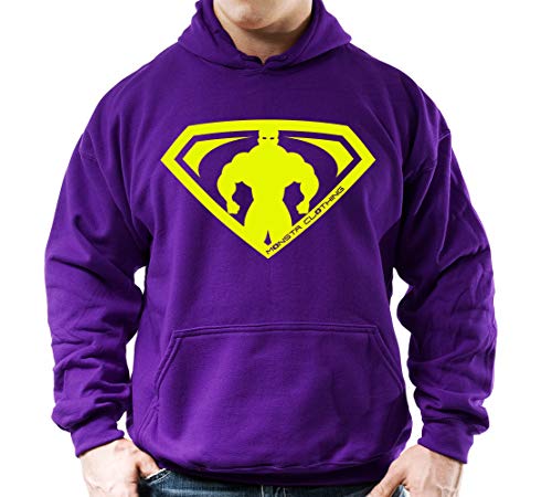 Purple Hoodie W/ Safety Yw Art