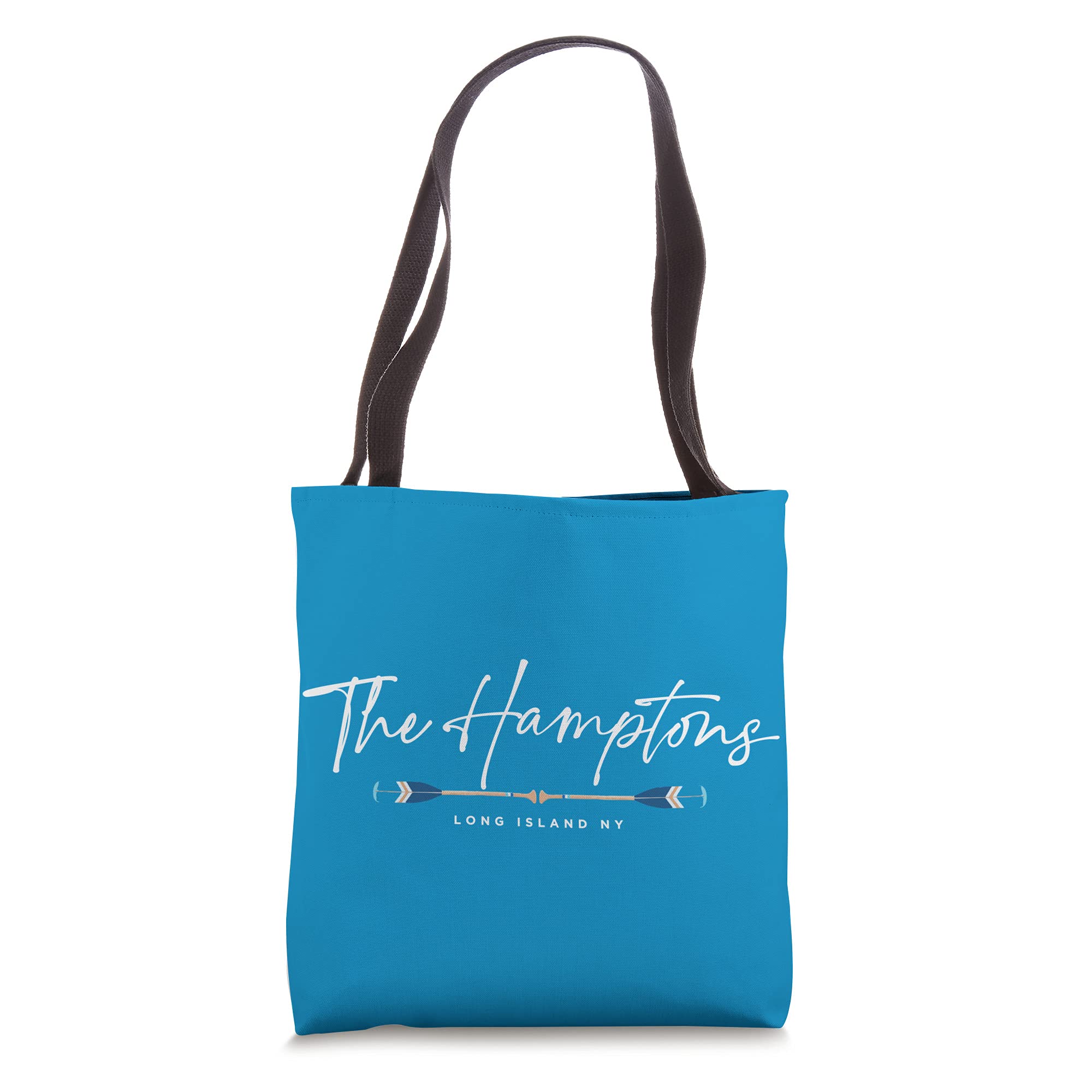 Stylish The Hamptons Long Island NY Oars Graphic Tote Bag - Durable Beach & Shopping Tote for Women, Perfect for Summer Outings, Groceries & Travel