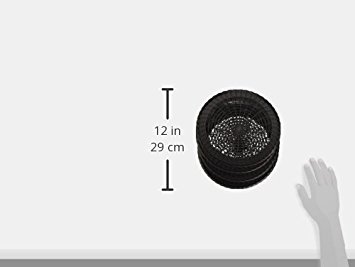 Maryland Plastics 9-Inch Black Paper Plate Holders (Pack of 4) - Perfect for Parties, BBQs, and Picnics