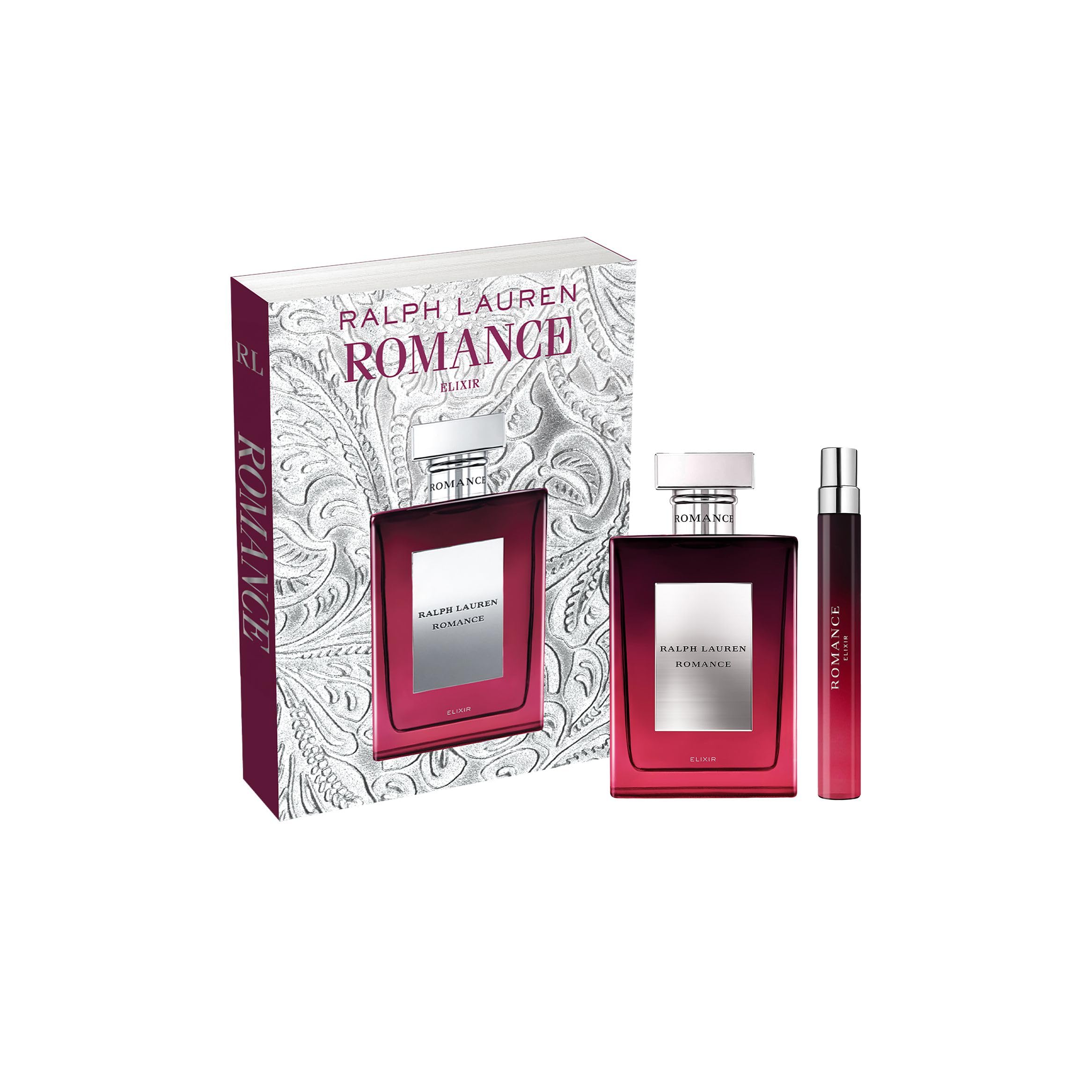 RALPH LAUREN Romance Elixir Women's Perfume Gift Set - 2.3 Fl Oz Full Size + 0.3 Fl Oz Travel Size Eau de Parfum Spray | Romantic Date Night, Anniversary Gift, Special Occasion Fragrance for Her
