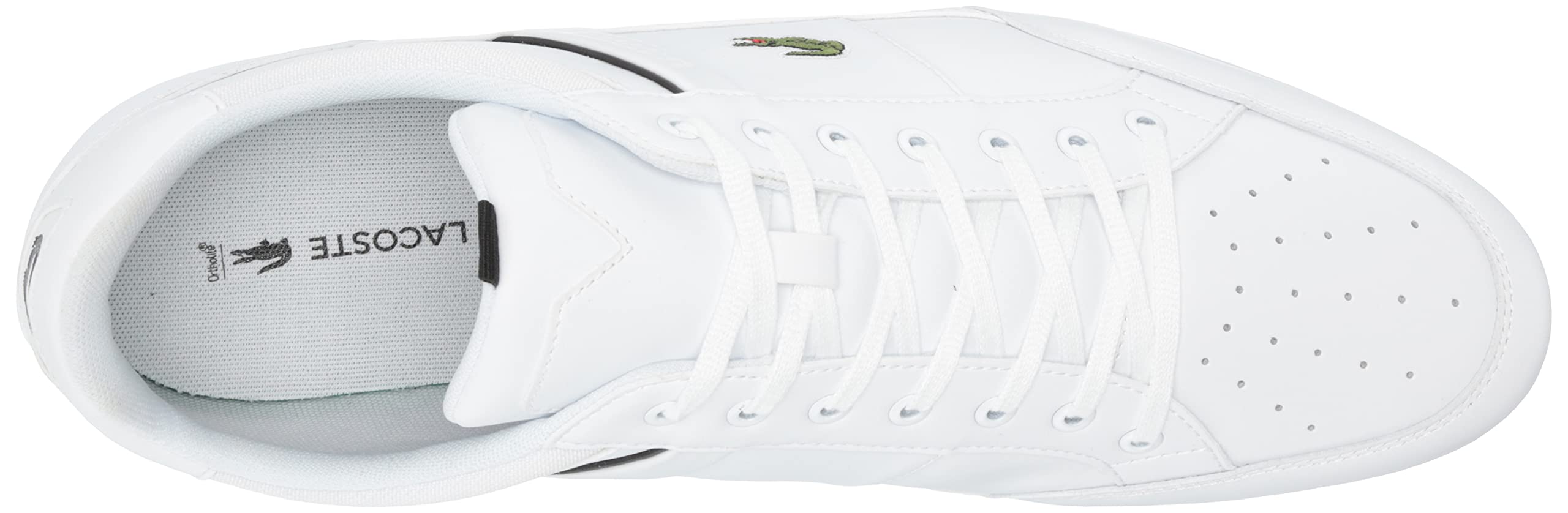 Lacoste Men's Chaymon Sneakers - Classic White Leather Casual Shoes for Men | Comfortable Walking & Fashion Sneakers for Everyday Wear, Work, and Travel