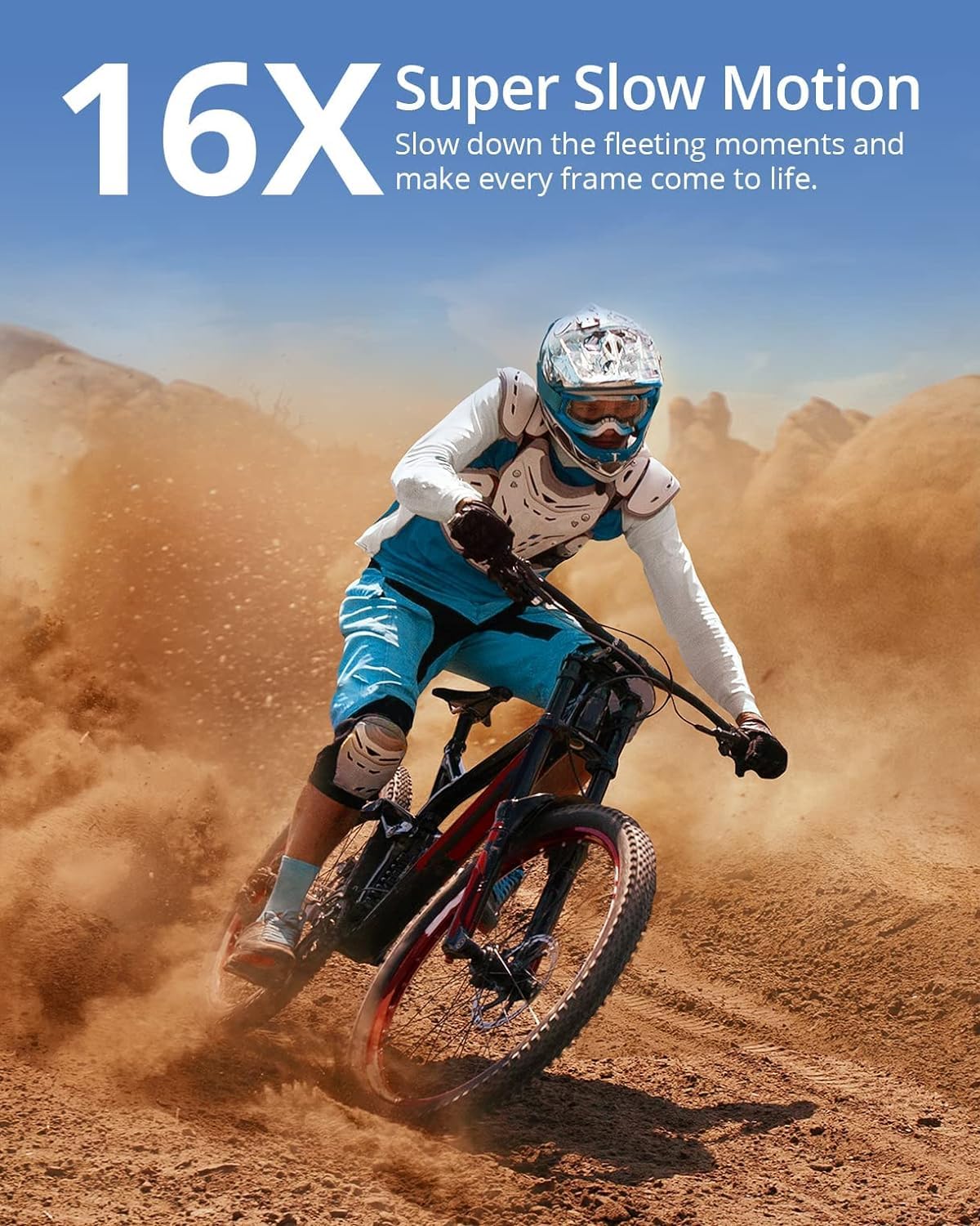AKASO Brave 8 4K60FPS Waterproof Action Camera - 48MP Touch Screen, 16x Slow Motion, SuperSmooth Stabilization, Wide Angle Lens - Includes 64GB U3 microSDXC Card - Perfect for Underwater Diving, Surfing, Skiing & Adventure Sports