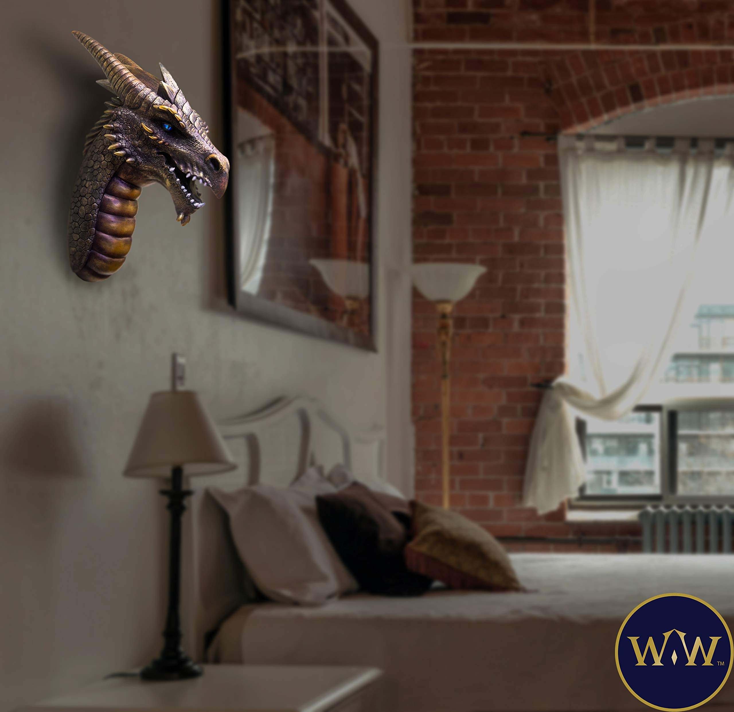 Artanis Dragon Bust Statue - Ancient Guardians Collection | 5