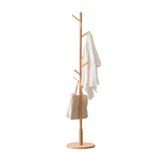 Premium Solid Wood Clothes Hangers - Beech & Ash Wood Garment Rack for Closet Organization | Ideal for Hanging Coats, Dresses, Suits & Delicate Clothing