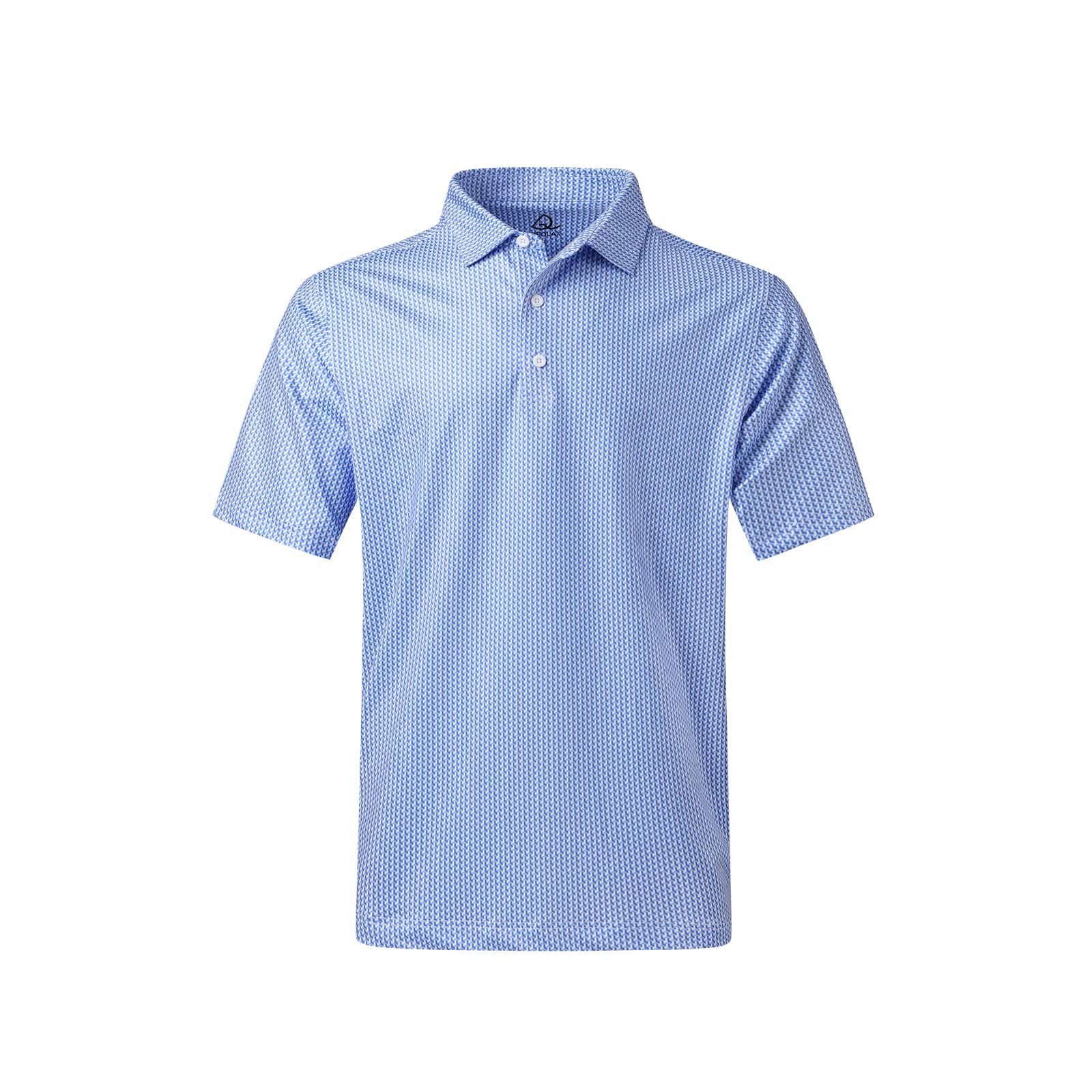 DEOLAX Men's Fashion Print Golf Polo Shirts - Quick Dry, Dry Fit, Short Sleeve Funny Golf Shirt for Men - Perfect for Golf, Casual Wear & Outdoor Activities