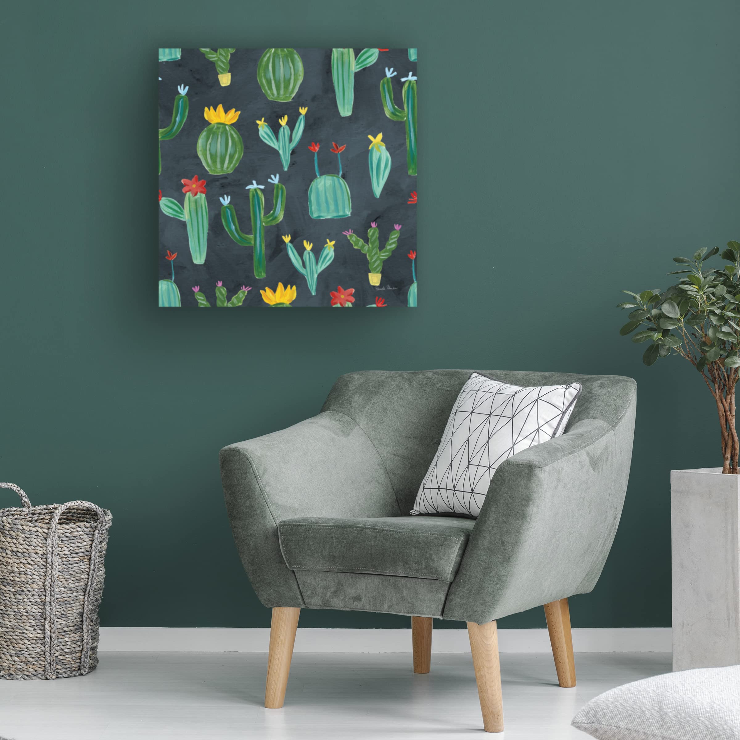 Sweet Dreams Bunny III Canvas Wall Art by Becky Thorns - Handmade Nursery Decor for Baby Rooms, Kids Bedrooms & Gift Ideas