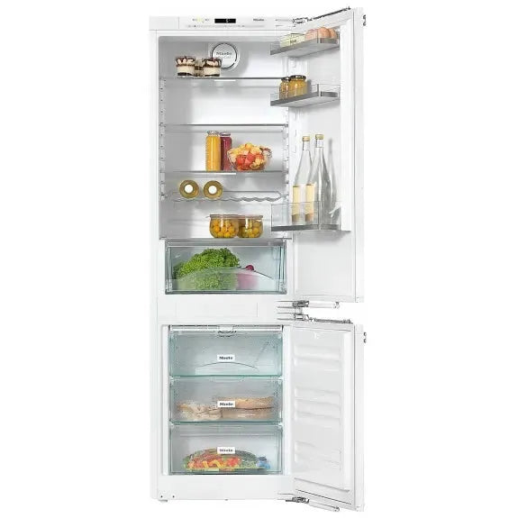Miele 283 Litre Built-In Bottom Freezer Refrigerator KFNS37432ID - Energy Efficient Stainless Steel Fridge for Modern Kitchen & Open Plan Living Spaces