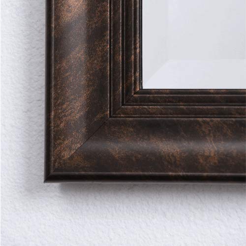 Yosemite Wall Mirror - Medium Size Dark Bronze Finish - Elegant Home Decor for Living Room, Bedroom & Entryway