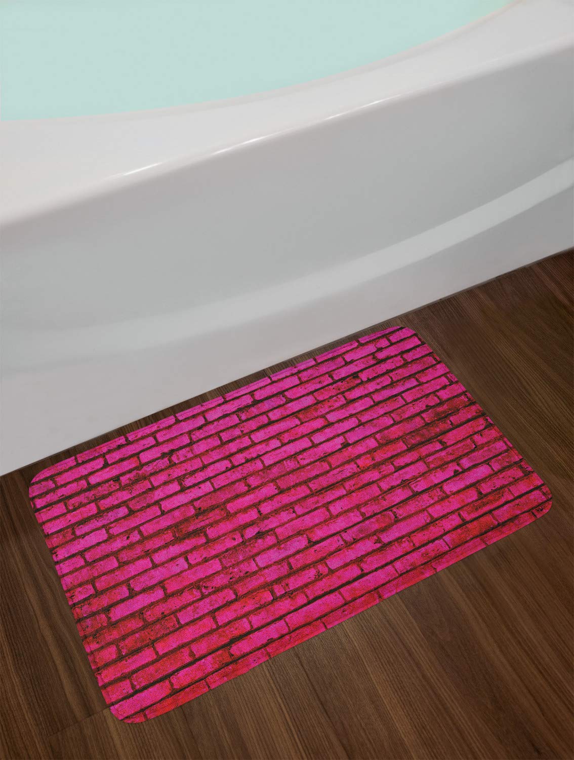 Ambesonne Plush Non-Slip Bath Mat - 30.2