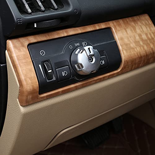 Land Rover Freelander 2 (2007-2012) Headlight Switch & Terrain Adjustment Knob Cover - ABS Replacement Parts (2-Piece Set) - Perfect for Off-Road Upgrades & Interior Modifications