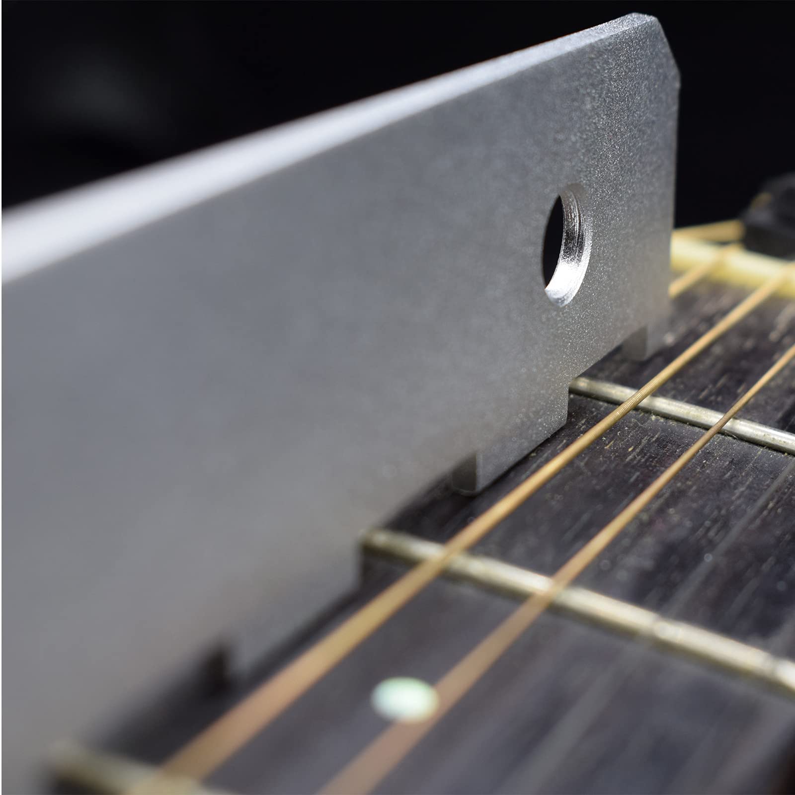 Premium Guitar Neck Notched Straight Edge - Professional Luthier Tool for Gibson, Fender & Most Guitar Fretboards | Perfect for Fret Leveling, Setup & Maintenance