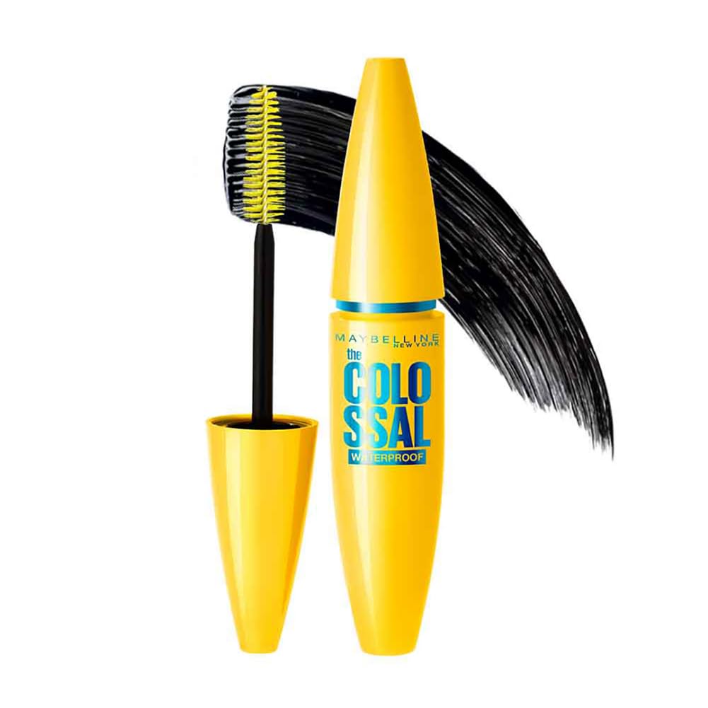 Maybelline New York Volumizing & Lengthening Waterproof Mascara - Volume Express Colossal in Black (10ml) for Dramatic Lashes | Perfect for Daytime Wear, Night Out, and Special Occasions