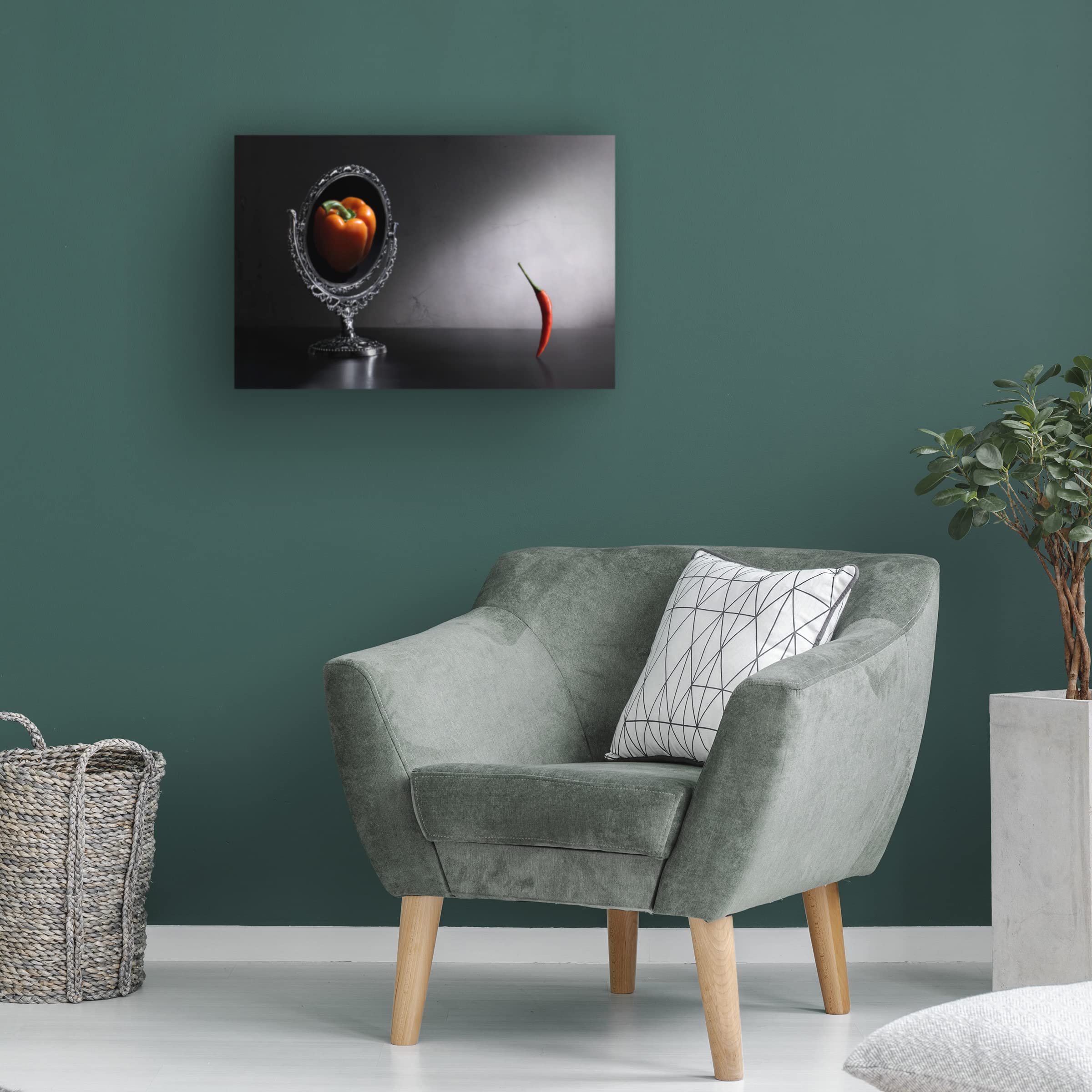 Victoria Ivanova 'Who Am I' Canvas Wall Art Print - Modern Abstract Painting for Living Room, Bedroom & Office Decor | Trademark Fine Art Collection