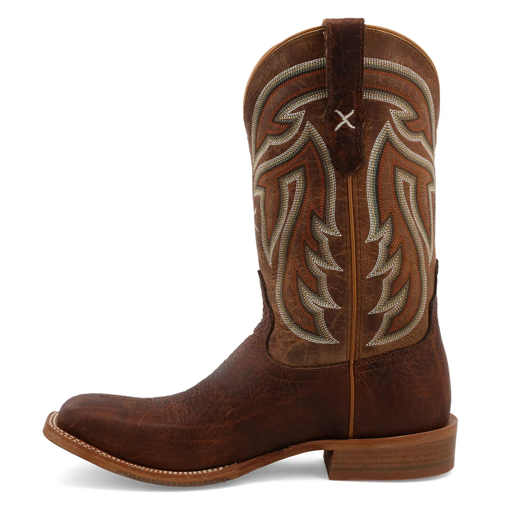 Men's 12 Rancher Boots - Durable Leather Work Boots for Men - Perfect for Outdoor Work, Hiking & Western Style