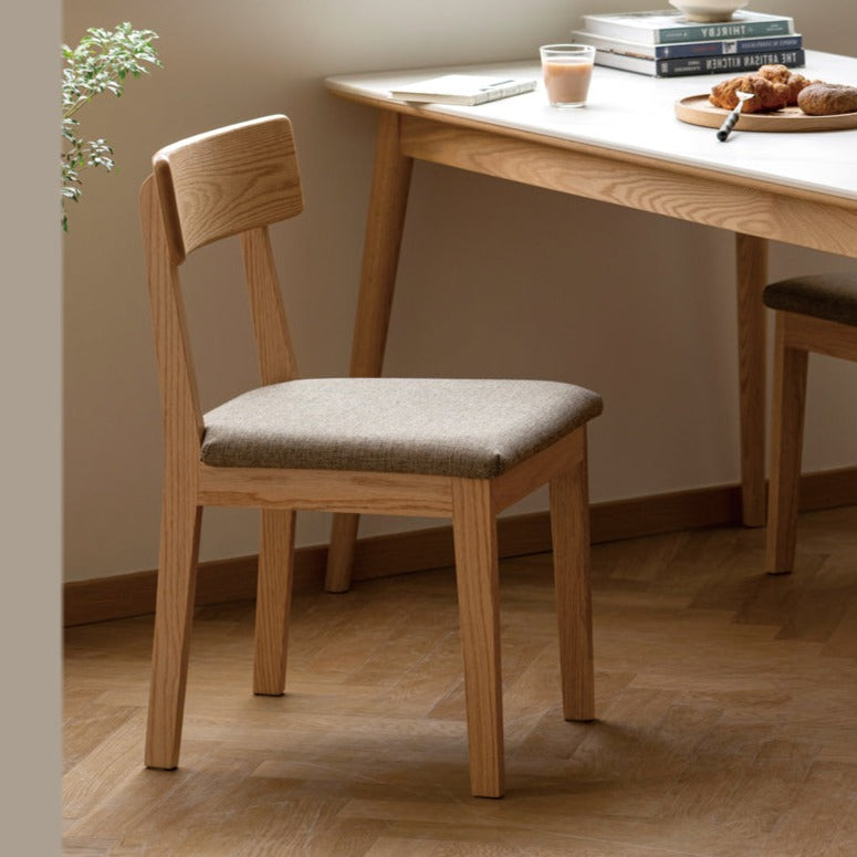 Premium Solid Wood Dining Chairs Set of 4 - Black Walnut, Ash & Oak - Elegant Modern Home Furniture for Dining Room, Kitchen & Office Use