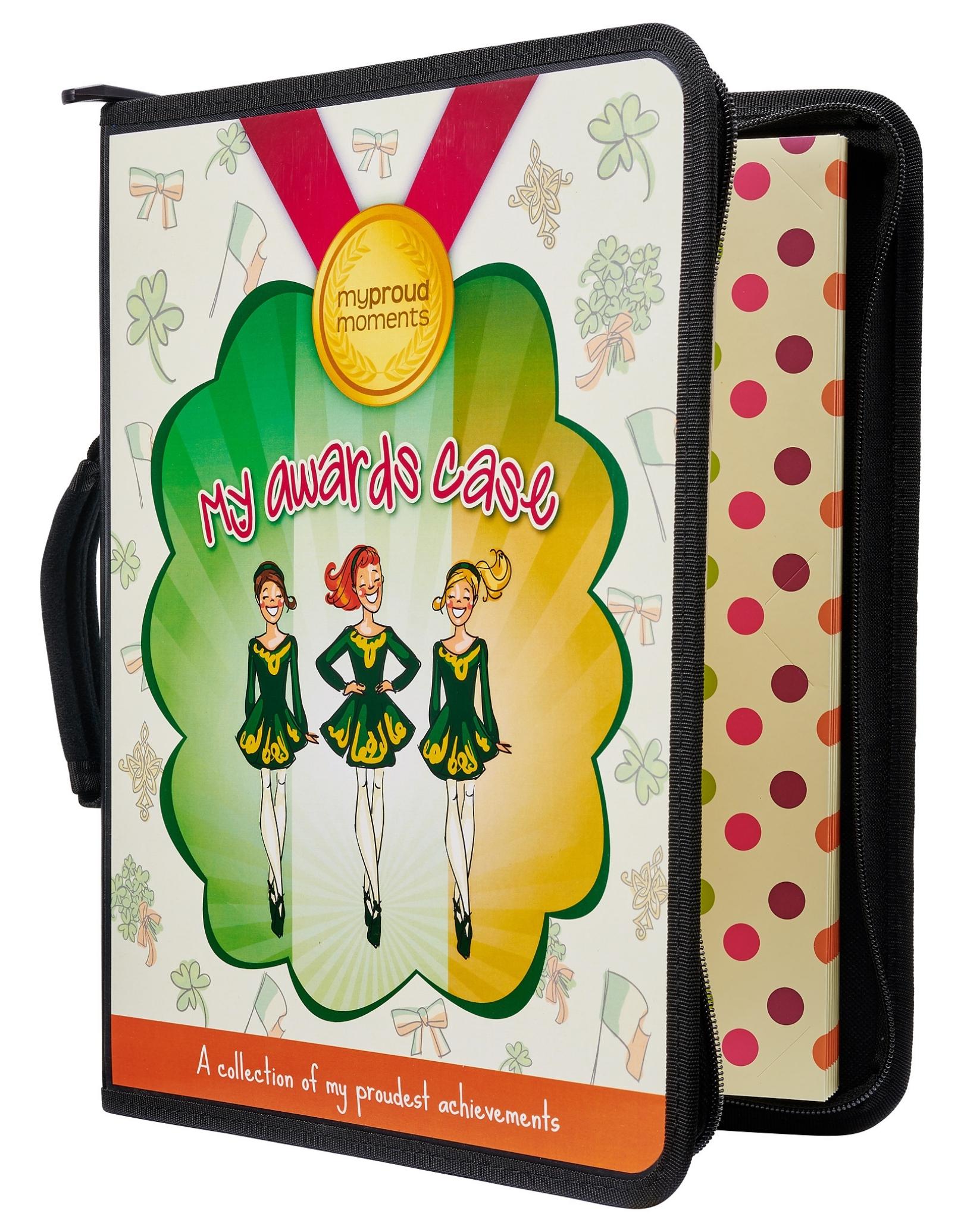 Irish Dance Medal, Badge & Certificate Display Case - Perfect for Award Storage and Competition Organization