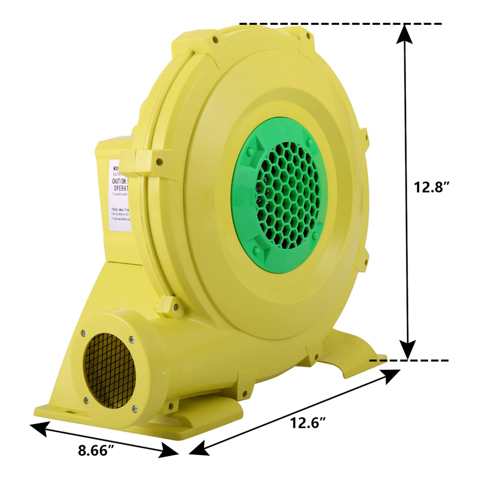 Inflatable Air Blower Pump for Bounce House, Bouncy Castle, Jump Slide, Air Sofa & Paint Booth - Portable Electric Fan for Inflatables - Perfect for Kids' Parties, Backyard Fun & Outdoor Events