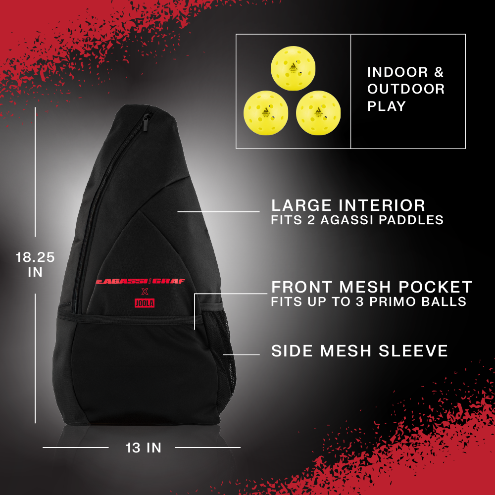**JOOLA Agassi/Graf Champion Pickleball Paddle Set – Premium Graphite Paddles for Competitive & Recreational Play – Perfect for Tournaments, Backyard Games & Family Fun**