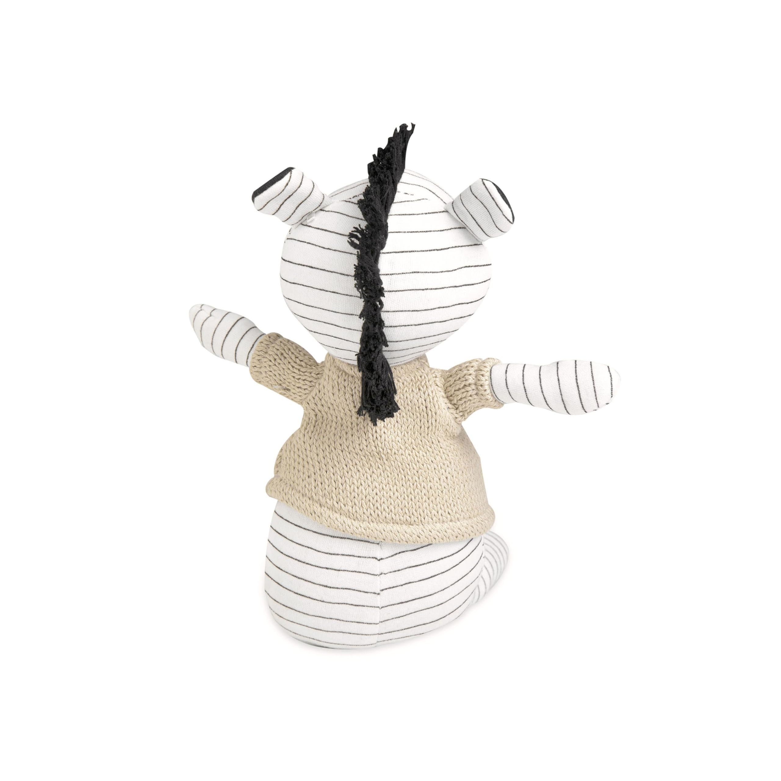 Handmade Zebra Plush Toy - Soft Stuffed Animal for Babies & Kids | Safari Nursery Decor, Cuddly Gift for Newborns & Toddlers | Perfect for Bedtime, Playtime & Nursery Theming