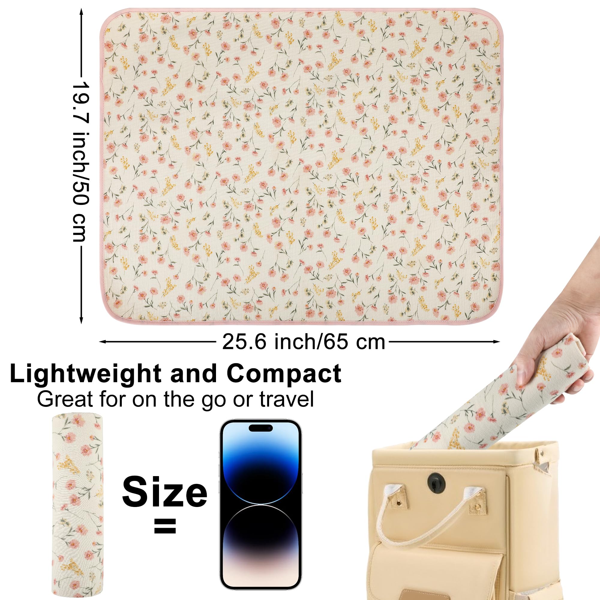 **Waterproof Baby Diaper Changing Pad - 19.7