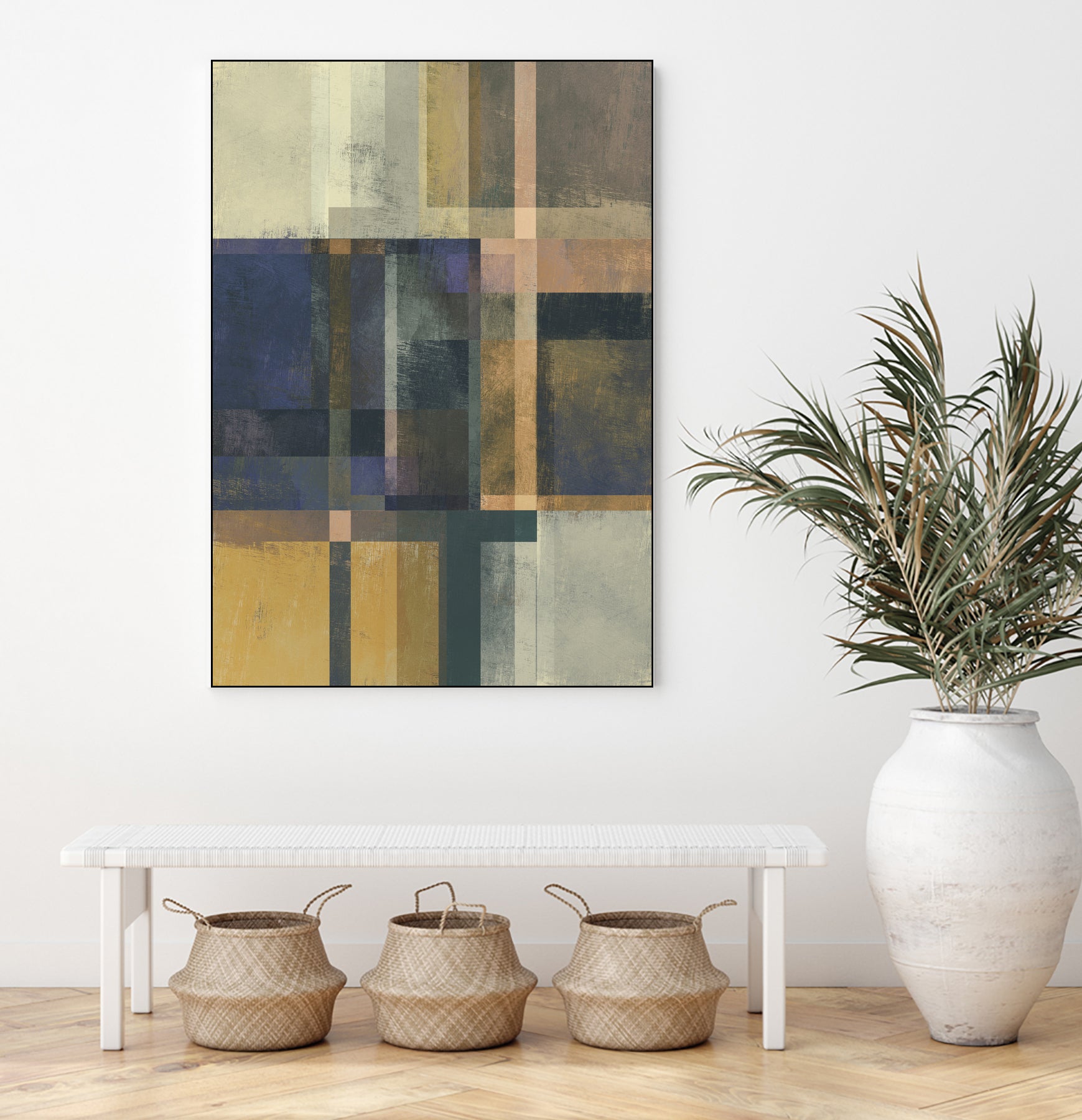 Abstract Geometry No. 19 - Modern Geometric Wall Art Print for Home & Office Decor | Perfect for Living Room, Bedroom or Workspace