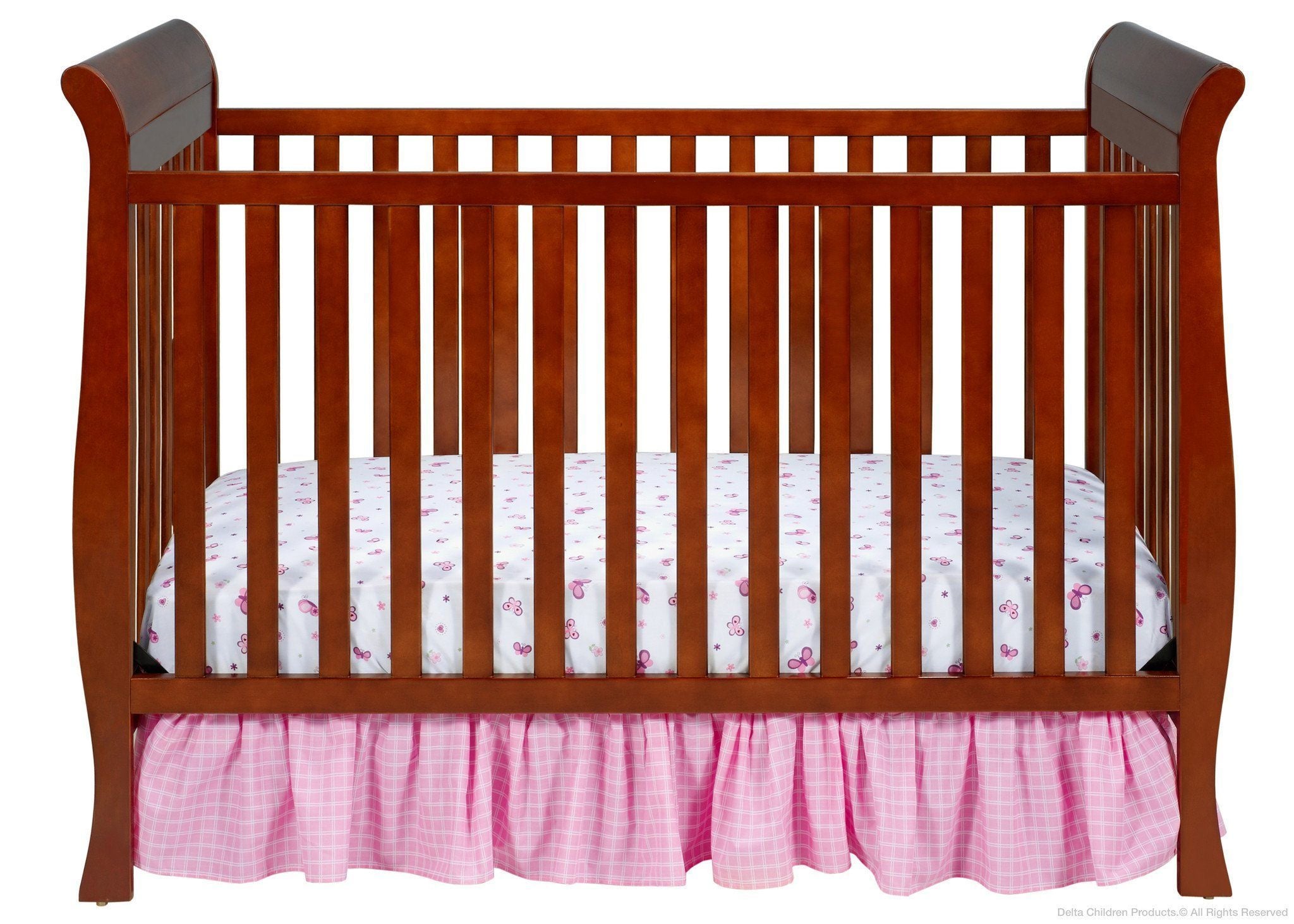 Charleston/Glenwood 3-in-1 Convertible Baby Crib - Toddler Bed & Daybed - Safe & Stylish Nursery Furniture for Newborns to Kids | Perfect for Small Spaces & Modern Nurseries