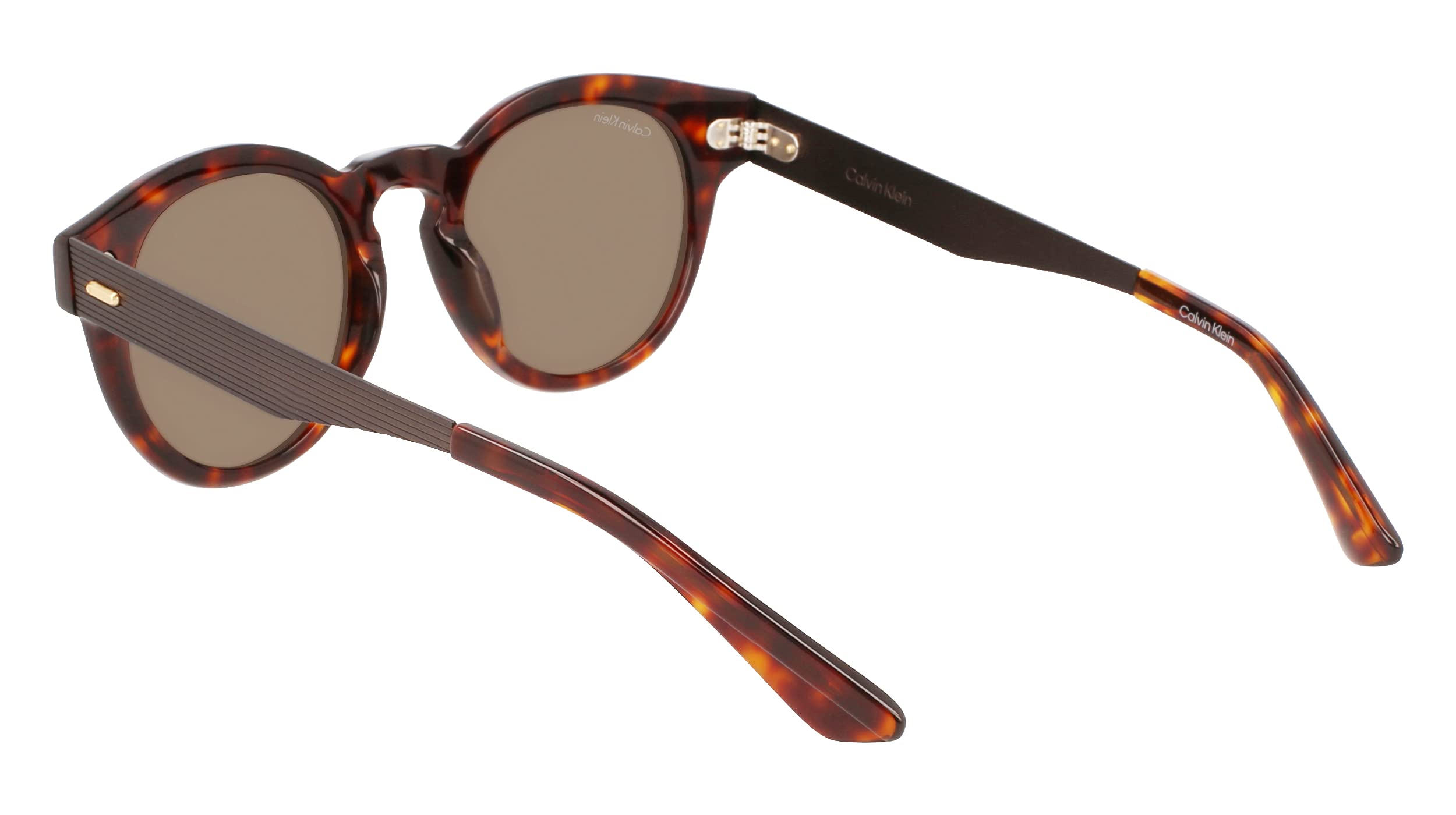 Calvin Klein CK21527S Panto Sunglasses for Women & Men - Polarized UV Protection - Fashionable Aviator Style for Outdoor, Driving & Travel