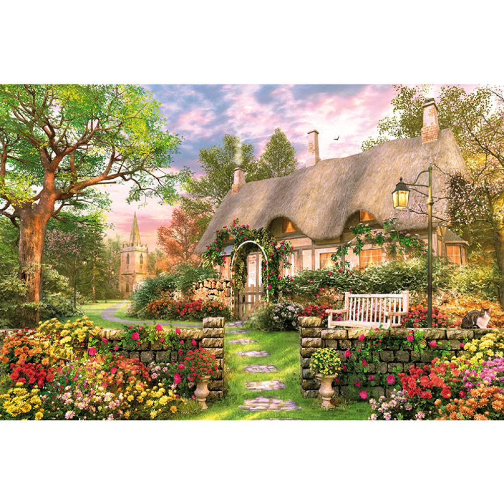 6000 Piece Puzzle for Adults - Homestead House Jigsaw Puzzle - Educational & Challenging Puzzle Game for Family, Kids & Teens - Home Decor & Wall Art - Perfect for Relaxation, Stress Relief & Family Bonding