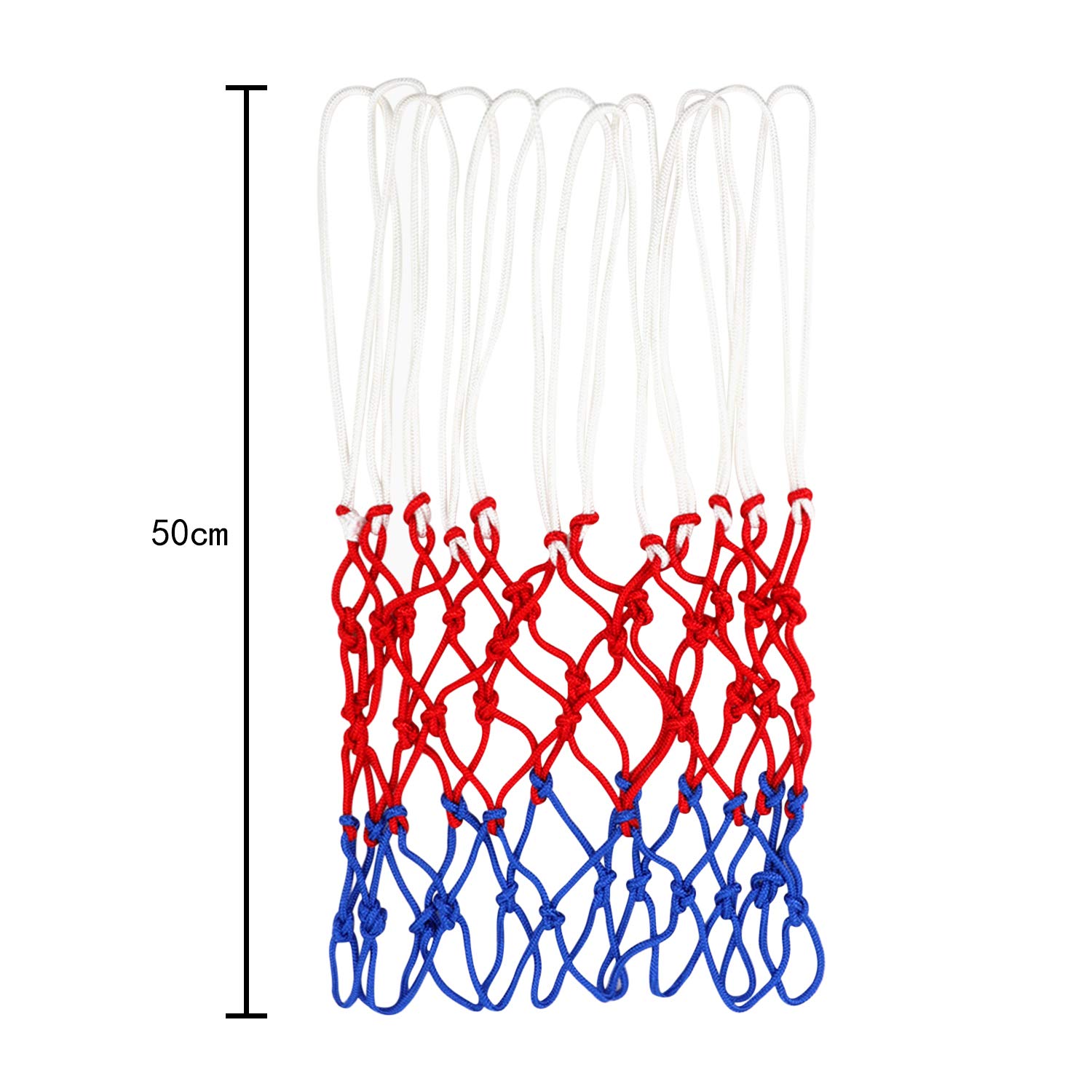 Glow in The Dark Basketball Net - Heavy Duty Luminous Hoop Replacement for Indoor & Outdoor Sports - Professional Standard Size Nylon Net - Portable & Travel-Friendly - Perfect for Night Games, Backyard Play & Basketball Training