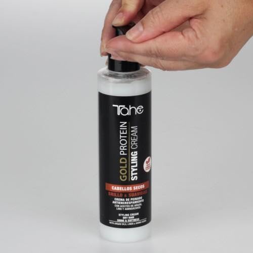 Tahe Gold Protein Treatment Set for Dry Hair - Deep Conditioning Hair Repair Kit for Damaged & Frizzy Hair | At-Home Salon Quality Hair Care for Women & Men