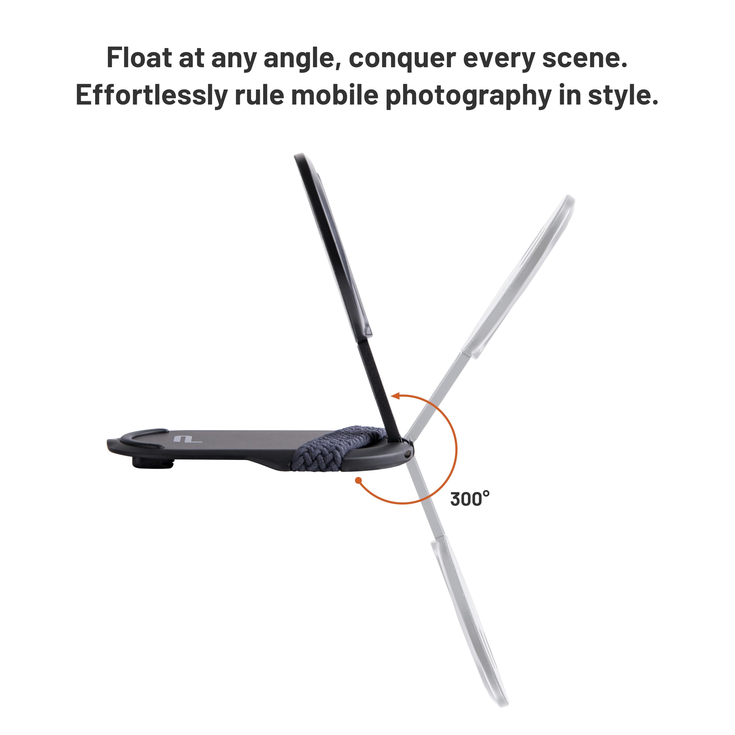PGYTECH MagFlex Magnetic Phone Stand - Adjustable Angle Desktop Holder with Strong Magnets, Compatible with MagSafe & iPhone Cases - Perfect for Photography, Video Calls & Hands-Free Viewing