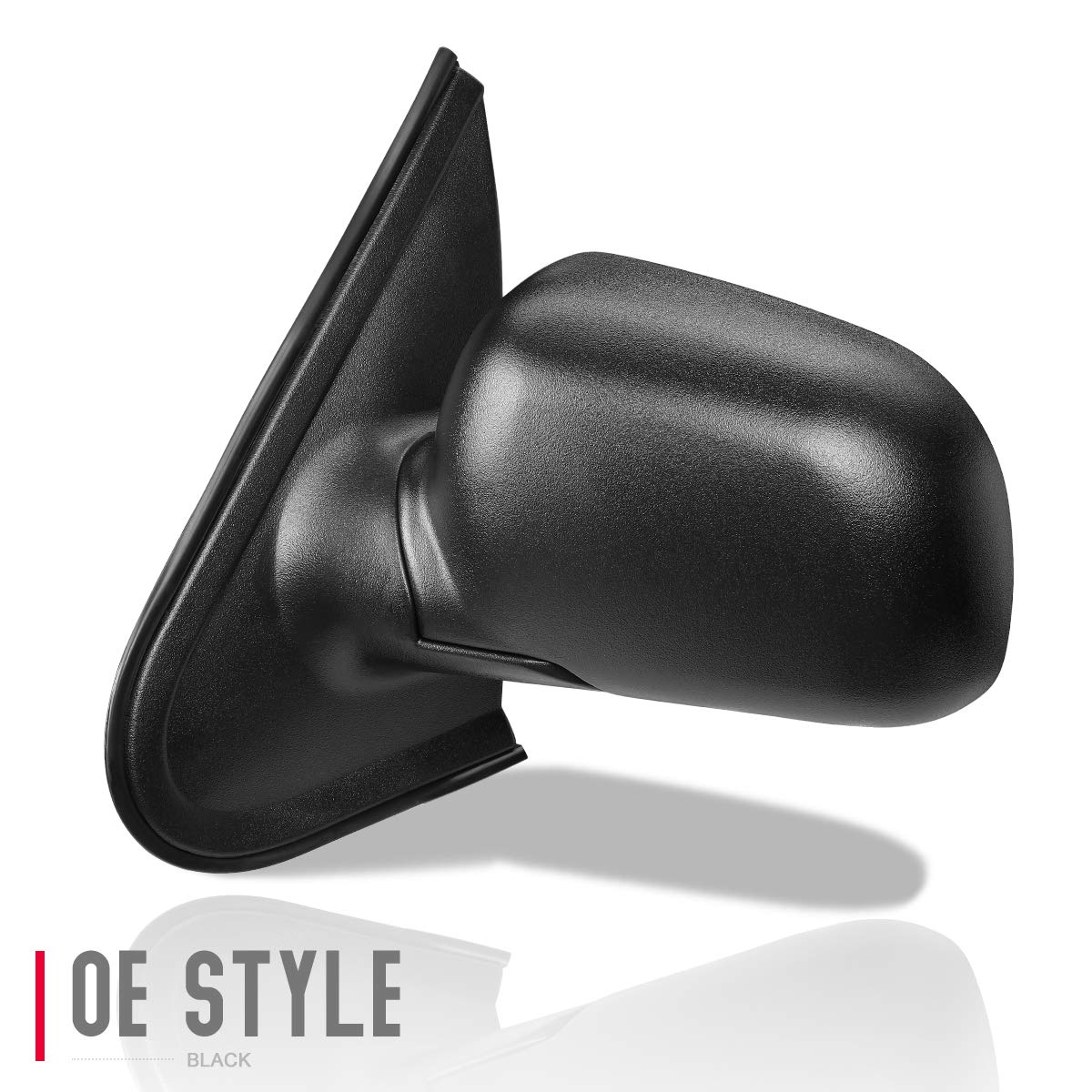 Auto Dynasty FO1320157 Driver Side Mirror - Manual Folding, Power Adjustment & Puddle Light | Textured Black | Compatible with 1995-2001 Ford Explorer & Mercury Mountaineer | Perfect for Parking, Night Visibility & Vehicle Safety
