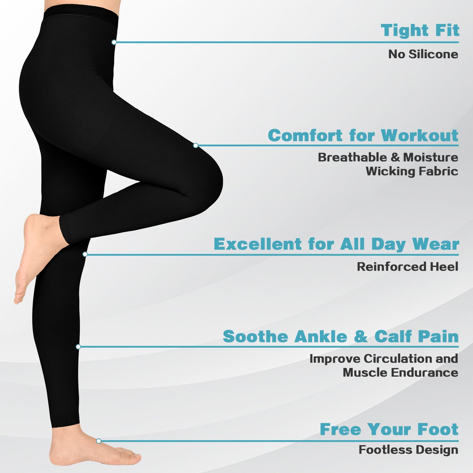 Women's & Men's Compression Socks for Circulation & Travel