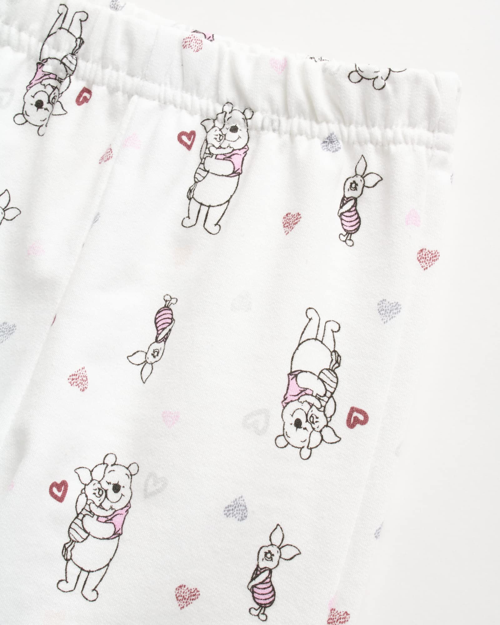 Disney Baby Girls' 3-Piece Pants Set - Minnie Mouse, Bambi & Winnie the Pooh Bodysuit, T-Shirt & Sweatpants (0-24 Months) | Cute Outfit for Playdates, Daycare & Family Photos